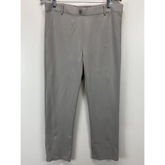 Betabrand Pants - Betabrand Dress Yoga Pants Womens XLarge Straight Leg Gray Workwear Career